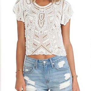 Lovers + Friends Daycation Crop Top Size Medium New With a Tag.